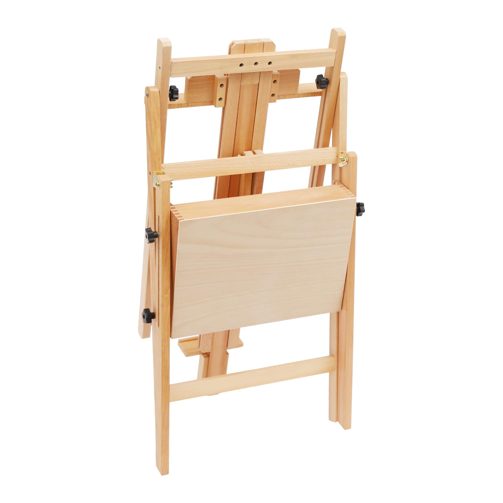 Staffelei Holz groß 91cm - Leinwand Ständer Hochzeit Staffeleien Feldstaffelei höhenverstellbar Holzstaffelei für Kinder und Erwachsene Kiefernholz