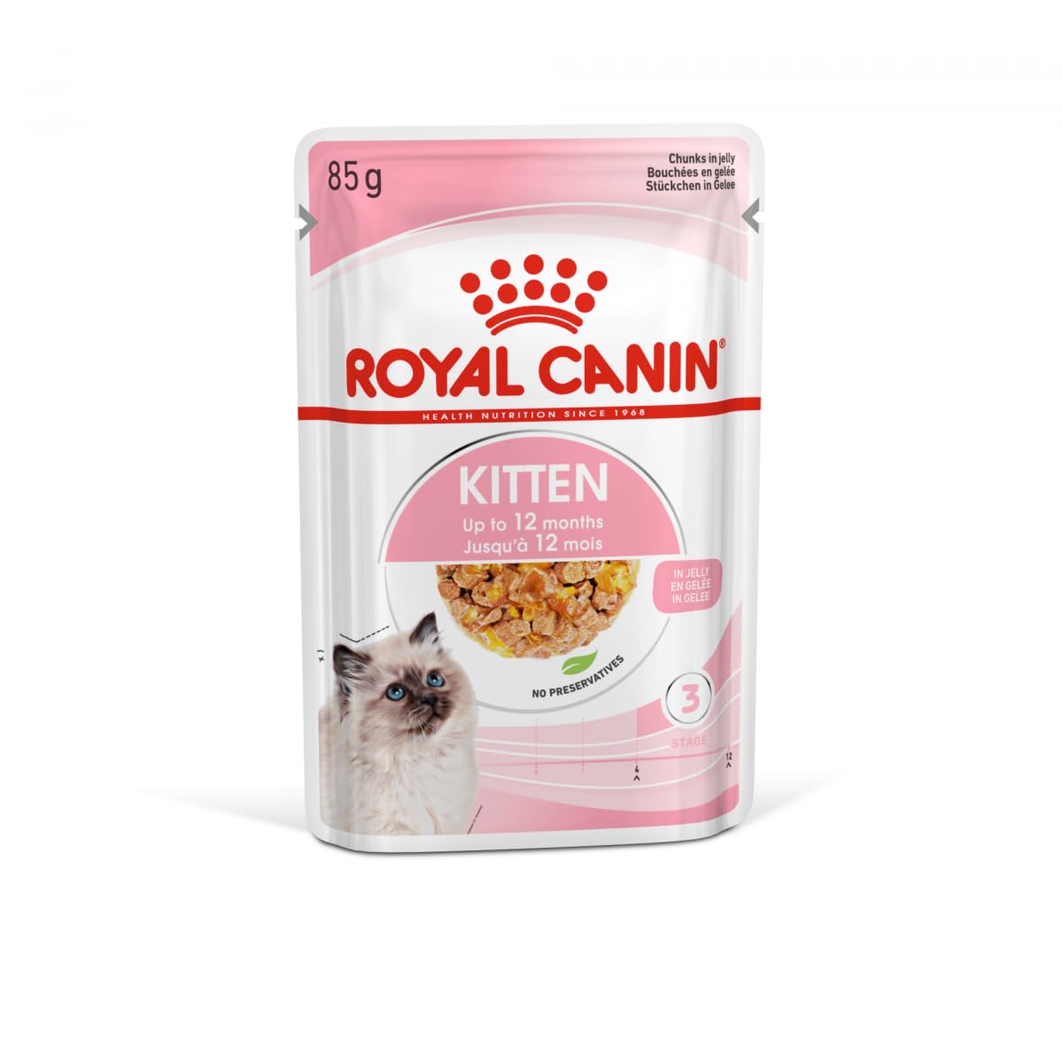 Royal Canin Kitten Instinctive Food in Jelly Wet Pouches 85g (Pack of 12) โ image 1