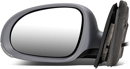 DNA Motoring OEM-MR-VW1320122 - Espejo retrovisor calefactado con ajuste de potencia lateral izquierdo gris con señal de giro compatible con Jetta