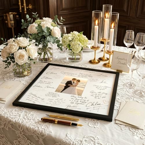 Image of upsimples 14x14 Picture Frame, Display Pictures 5x7 with Mat or 14x14 Without Mat,Wall Hanging Square Frames, Black, 1 Pack