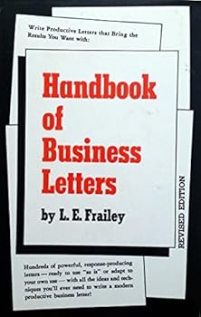 Hardcover Handbook Business Letters (Revised) by FRAILEY (1989-08-05) Book