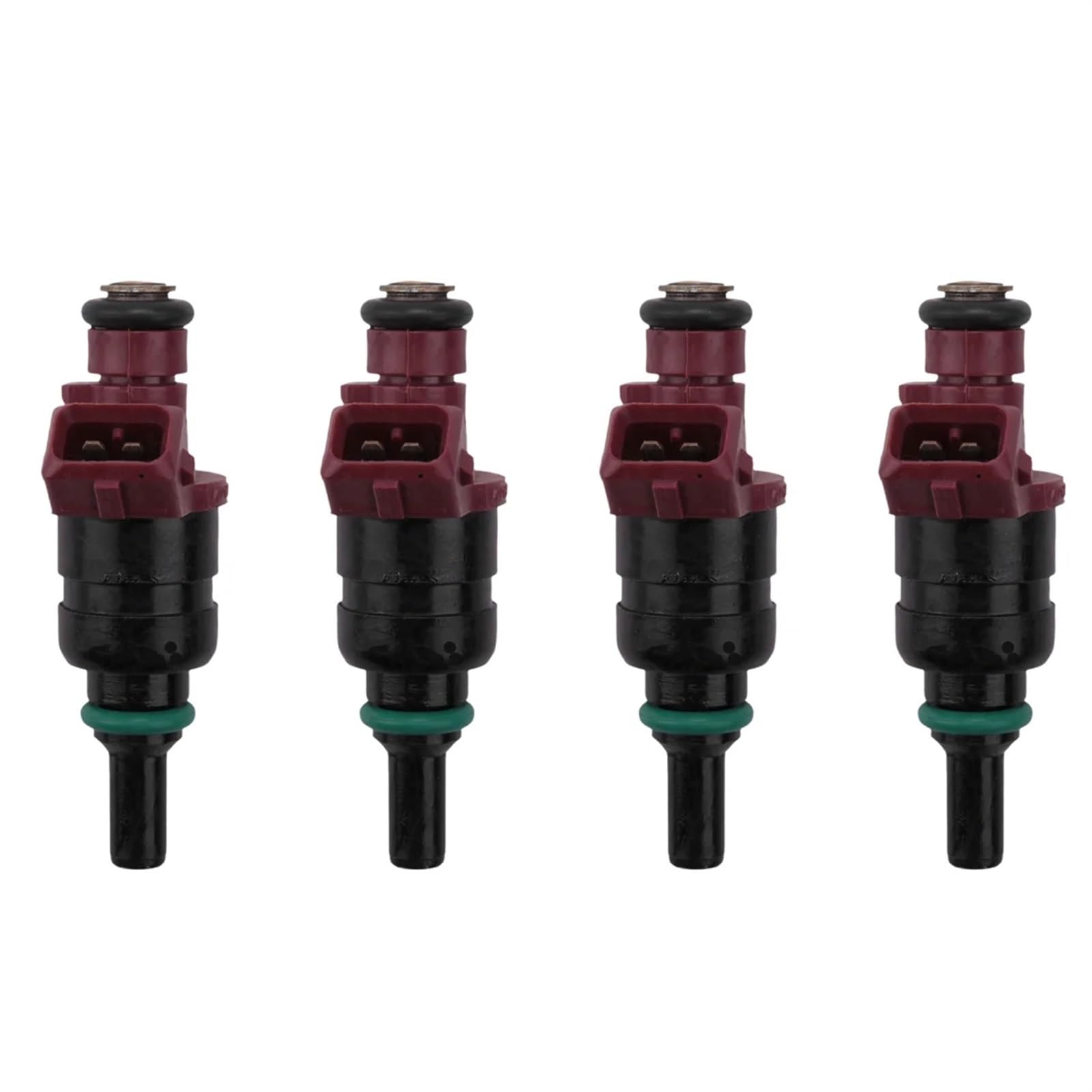 Zynther Black Automotive Fuel Injectors 4X Fuel Injector For Nozzle Adapter A2710780023 For Mercedes For Benz W203 C180 1.8T Car Accessories