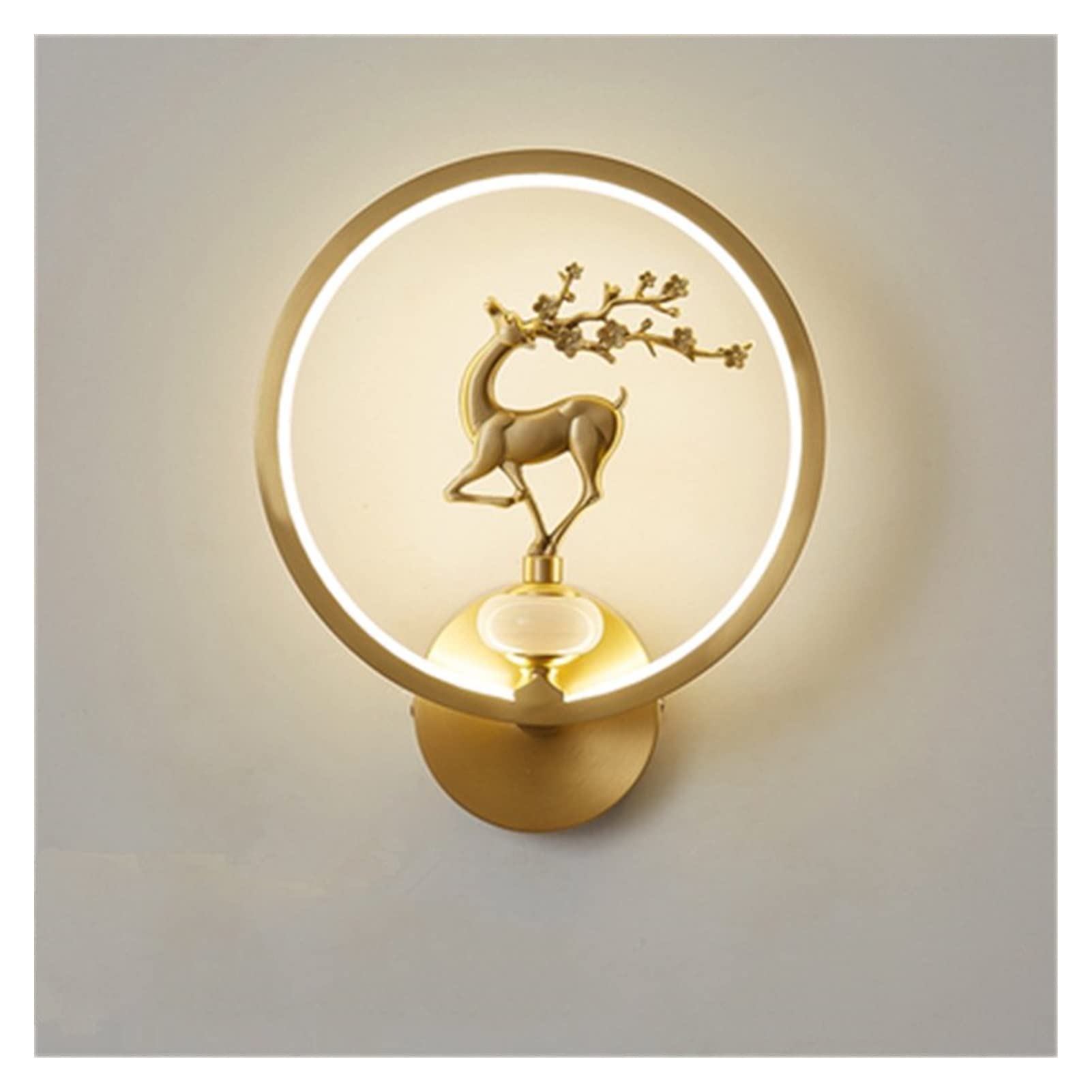 ZTCHSENZT Wall Sconces, Modern Wall Sconce, Modern LED Copper Wall Lamp - Living Room Background Wall Lamp Stair Corridor Bedroom Bedside Wall Lamp Indoor Lighting,H-Cool White(5500-7000K)