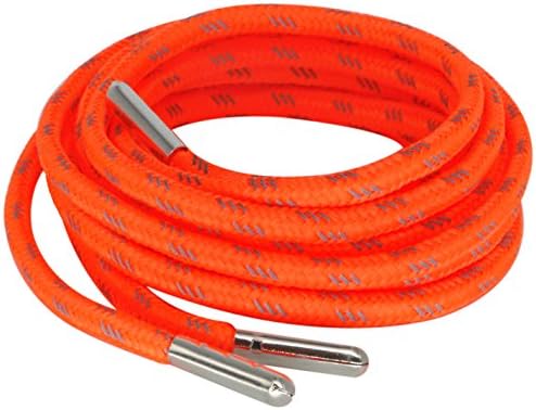 Round 3M Brightness Reflective Shoelaces for AJ Future Sneakers and Climbing Boots