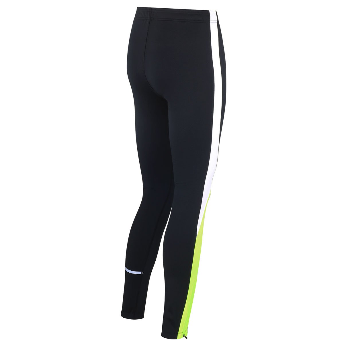 Airtracks Herren Winter Funtions Laufset - Funktions Thermo Laufhose Lang + Thermo Laufshirt Langarm - Warm - Atmungsaktiv - Reflektoren