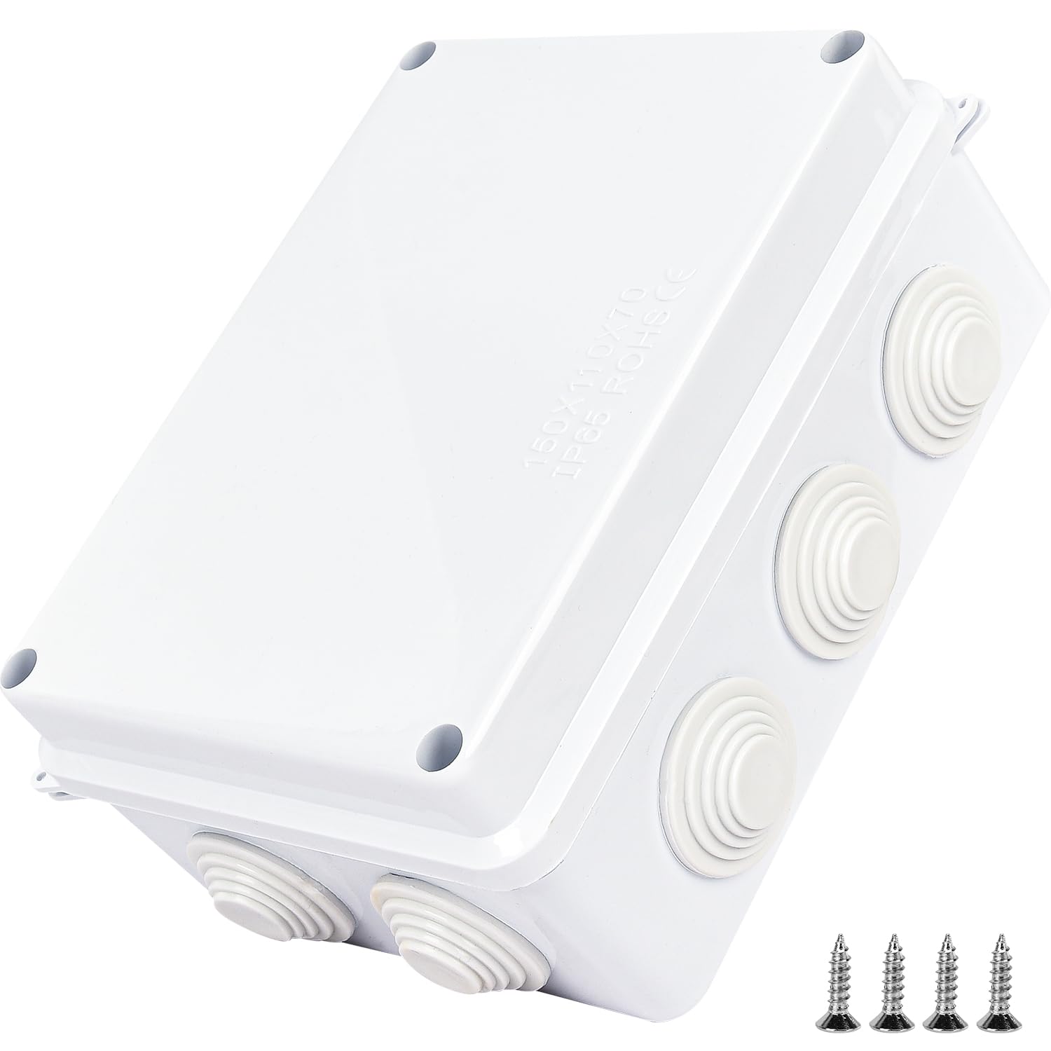 Boîte de jonction plastique ABS étanche IP65 blanc LA VANE - 8