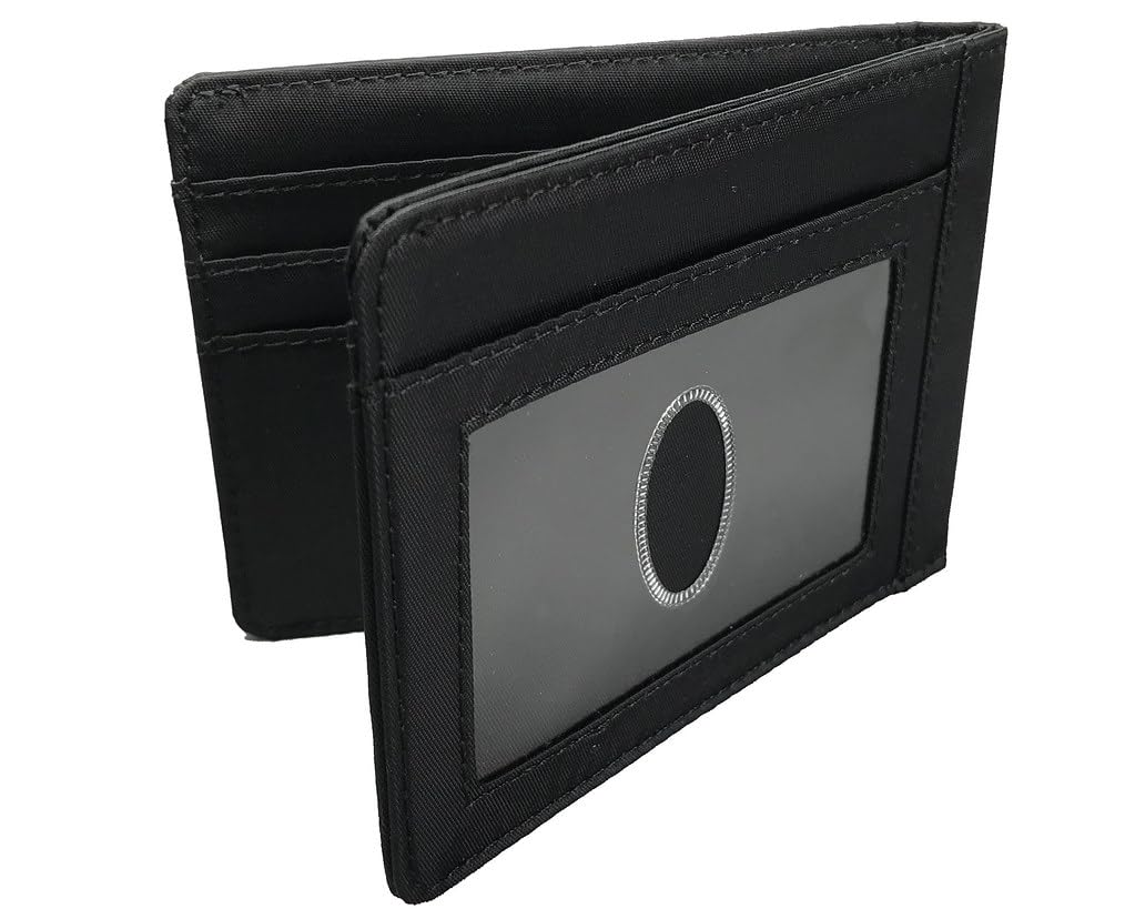 Big Skinny Men's Bifold with Outside ID Pocket, Black
