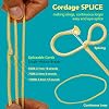 emma kites 100% Kevlar Braided String Utility Cord 100Lb ~ 1700Lb Abrasion Flame Resistant, Tactical Survival Fishing Assist Cord Model Rocket Paracord Trip Line Camping Cordage