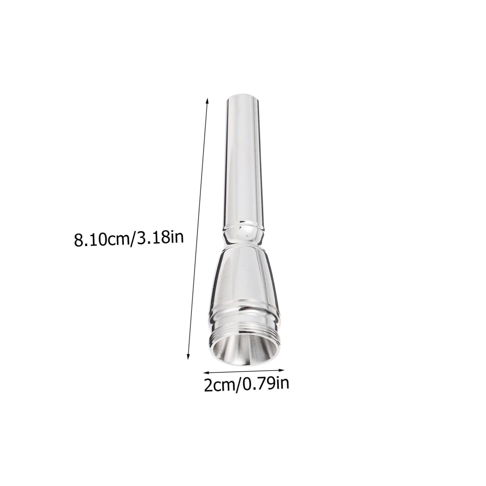 SWOOMEY 7 Pcs Professional Trumpet Mouthpiece Plated Durable Trumpet Supplies for Beginners and All Ages present for Aspiring Musicians