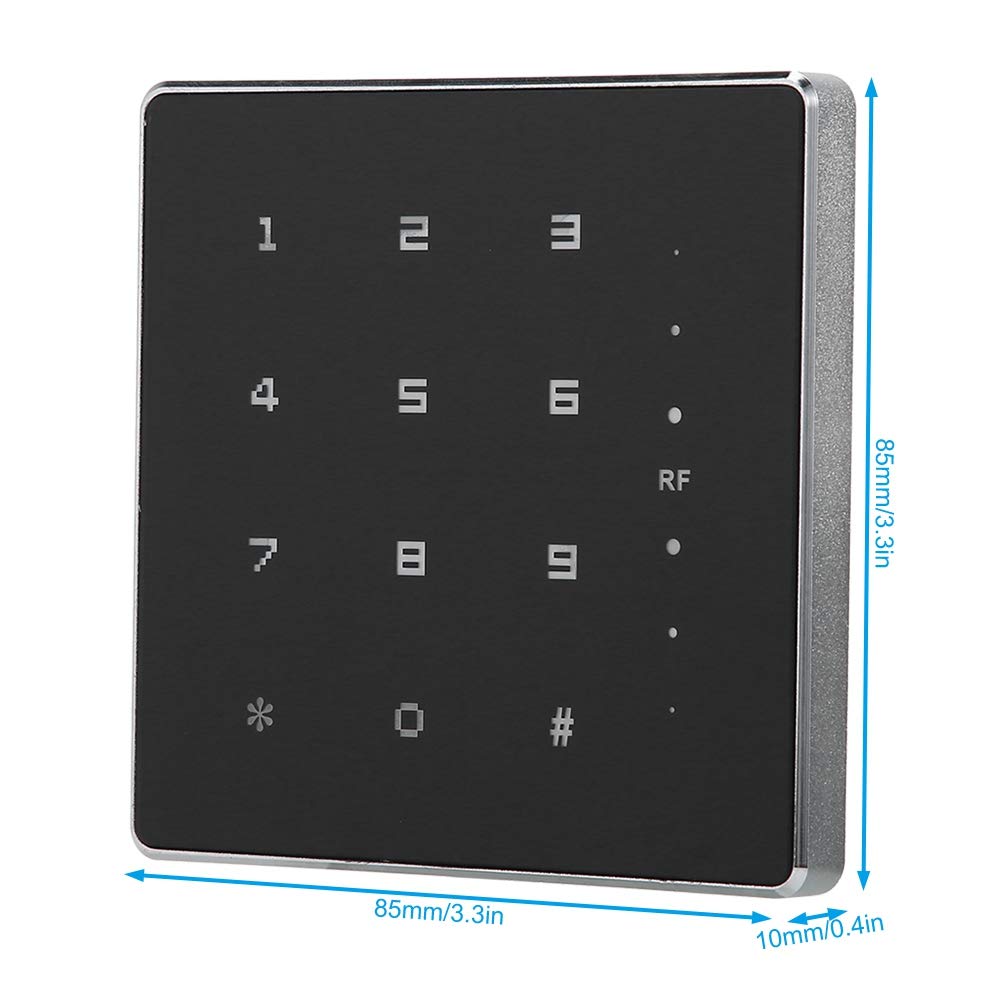 Tosuny Wasserdichter RF-RFID-Kartenleser, Tastaturleser für Türzugriffskontrolle Wiegand 26/34.(125 kHz ID)