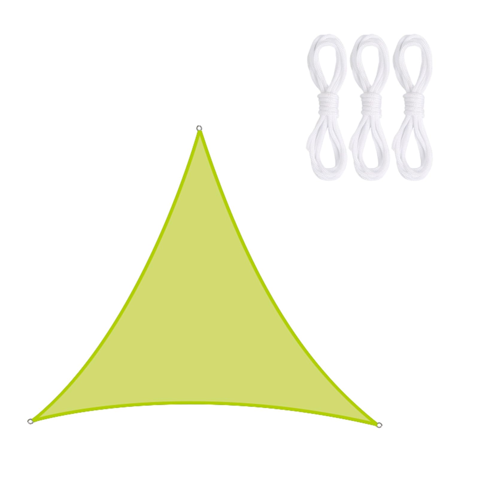 GLDYTVF Waterproof Triangular Awning with Eyelets - UV & Wind Protection Tear-Resistant Shade Net for Balcony Patio Garden Camping - Sizes: 3/4/5/6m (6 x 6 x 6m)