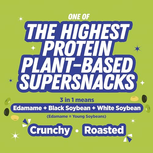 Image of Urban Platter Roasted Salted 3-in-1 Soybean, 150g (44% Protein, 17% Fiber, Lightly Salted Green Edamame, Black & White Soybeans, Highest Plant Protein Supersnack)