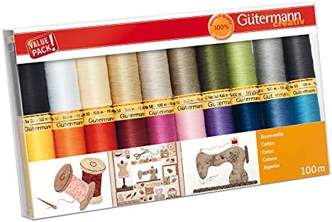 Gutermann Thread Set, Multi-Colour, 100 m