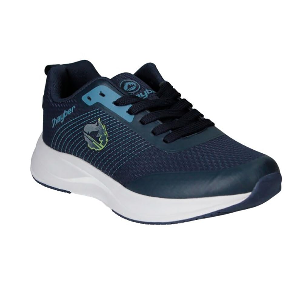 J´HAYBER - J’hayber ZA450982 Zapatillas Deportivas para Hombre, Running y Fitness, Ligera y Transpirable, Suela con Amortiguación, Cordones, Azul Marino para: Hombre