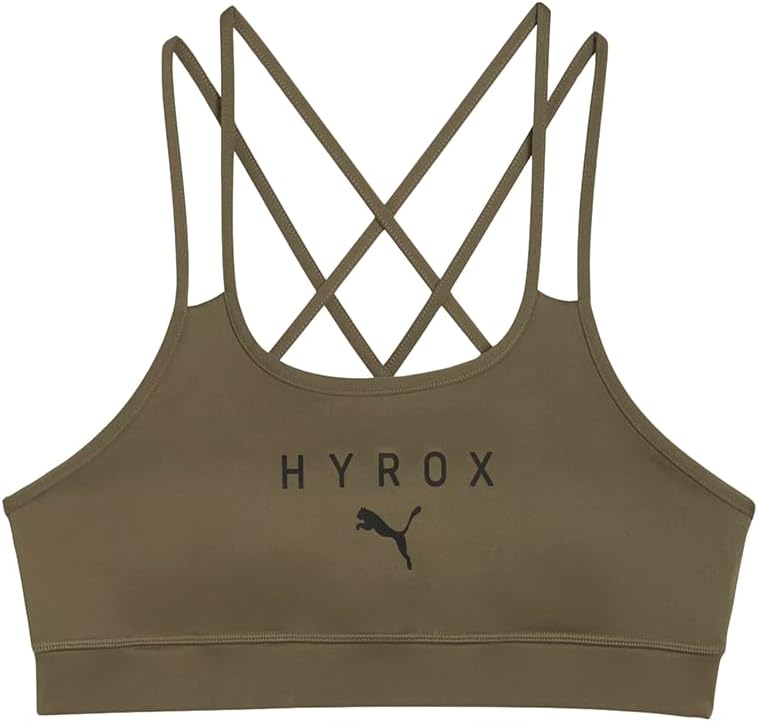 Womens X Hyrox Move Low Impact Strappy Sports Bra Casual Casual - Green