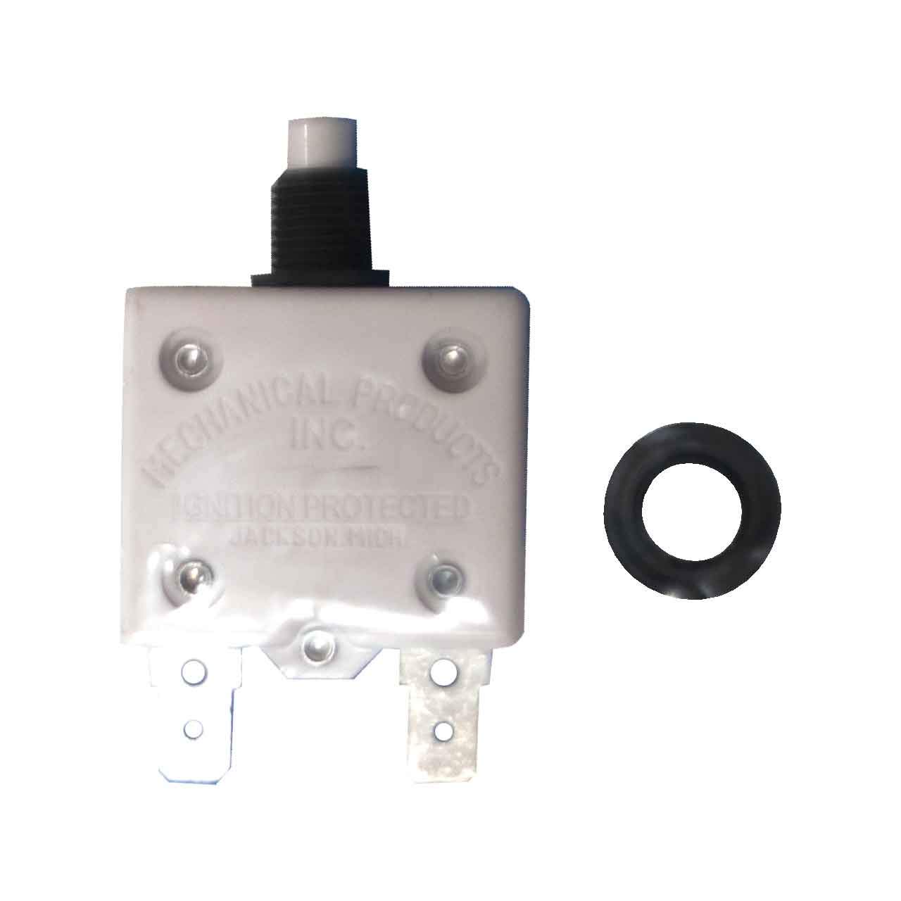 Miller 161078 Supplementary Protector, Man Reset 1P 7A 250Vac Fr