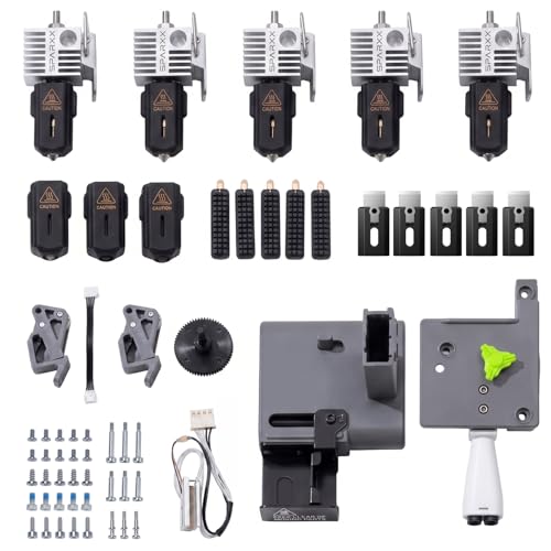 Creality SPARKX i7 PrintEase Kit, 95% de las Piezas Esenciales Ensambladas en una Caja, para Impresora 3D de Impresión Multicolor, Fácil de Instalar, más Económico que Comprar las Piezas por Separado