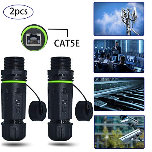 Conector RJ45 Impermeable IP68 Panel Hembra a Hembra miniatura 5
