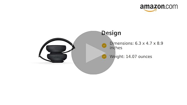 完品⭐️BEATS STUDIO3 WIRELESSマットブラック黒 Beats Studio3 Wireless Noise Cancelling On-Ear Headphones