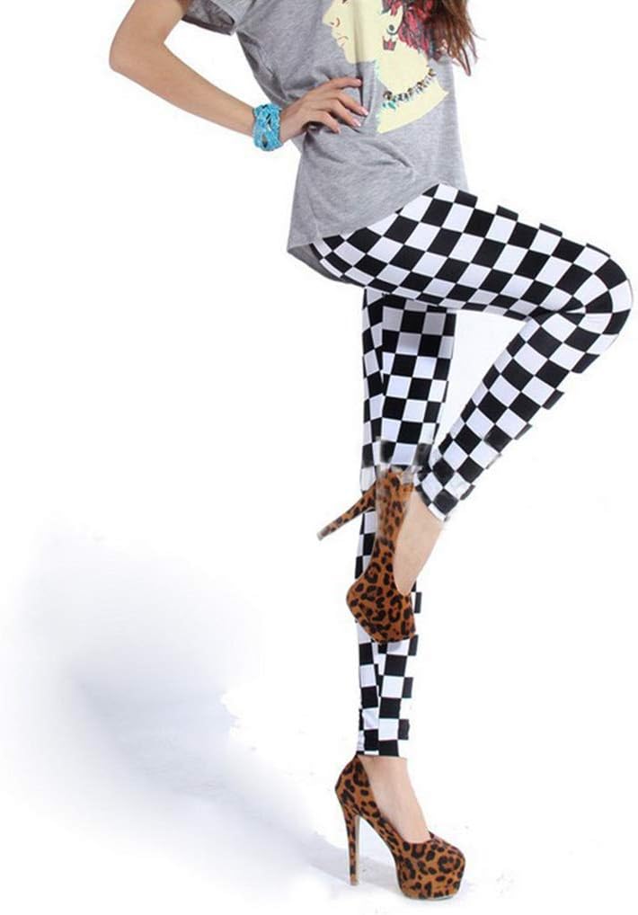 Gwxevce Leggings Scozzesi a Quadretti Bianchi e Neri per Donna Vita Bassa  Calzini alla Caviglia Tubetto di Base Pantaloni Sportivi Casual :  Amazon.it: Abbigliamento