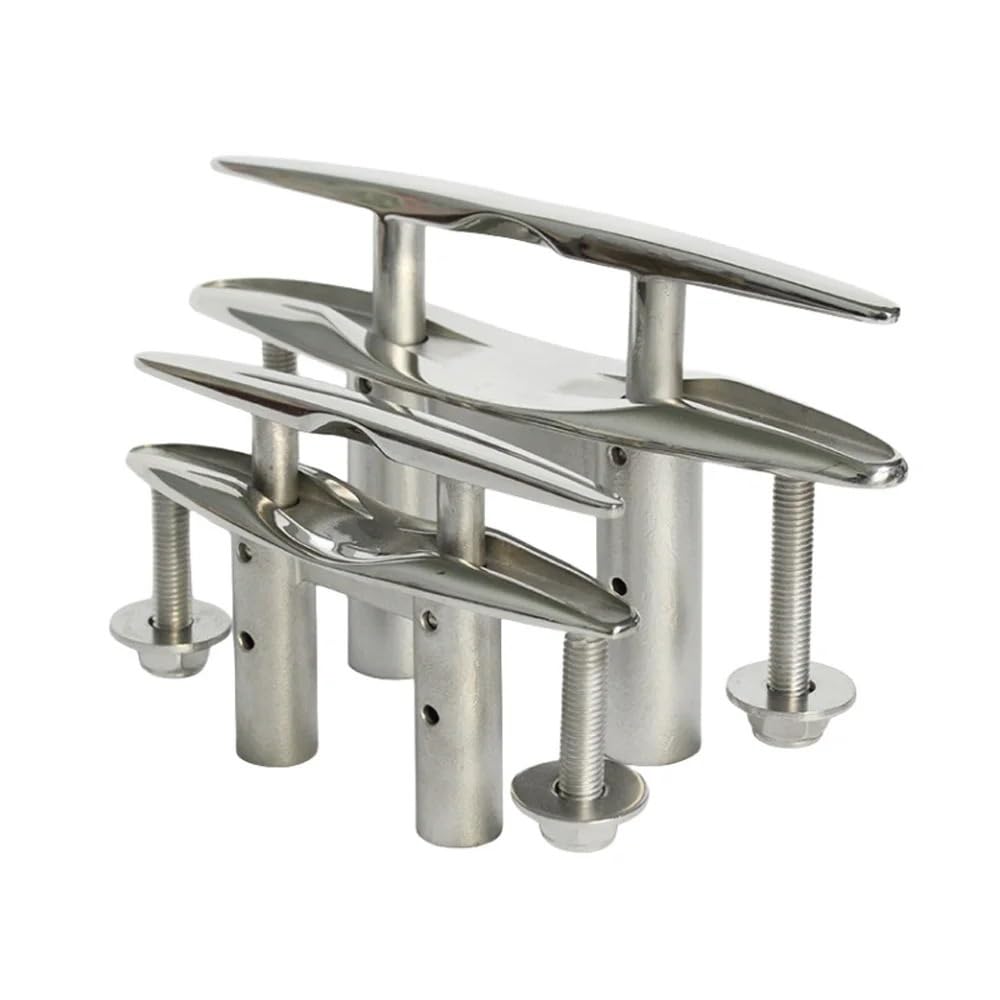 FALKIN 1-częściowy knaga do podciągania łodzi ze stali nierdzewnej 316, chowany, wytrzymały, do montażu podtynkowego knaga do łodzi(10inch(265mm))