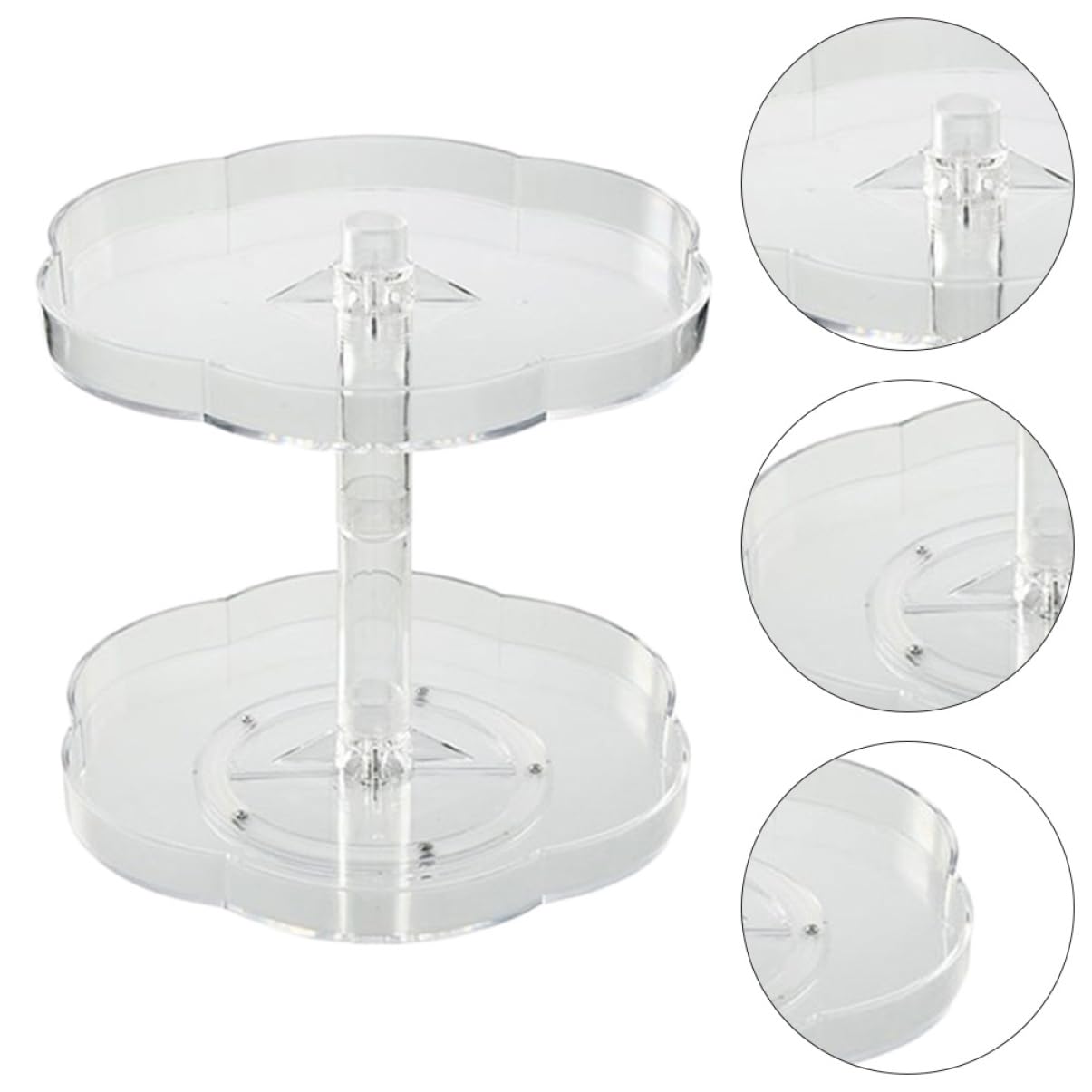 PRETYZOOM Estante Giratorio Para Especias Organizador De Cocina Almacenamiento De Joyas Cesta De Almacenamiento Capacidad Grande Diseño