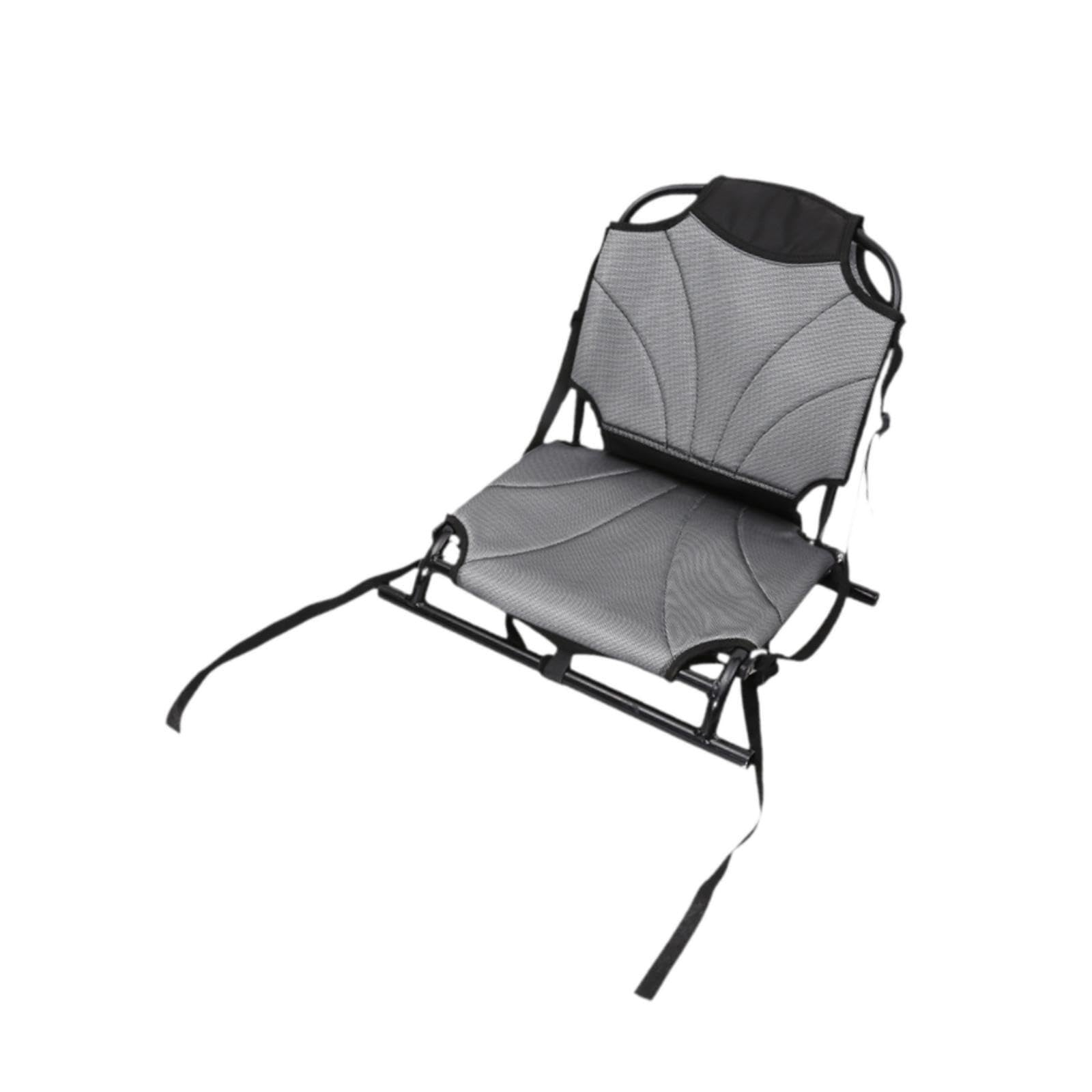 Asiento de kayak plegable Asiento de canoa compacto de repuesto Respaldo ajustable Ofrece comodidad Experiencia de canotaje cómoda Reemplazo de bote de rafting versátil