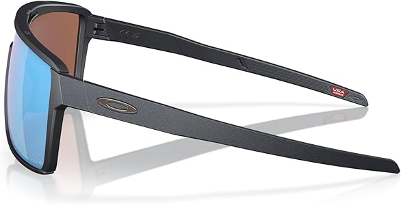 Ocean‘s Oakley Men's Oo9147 Castel Rectangular Sunglasses, Blue Steel