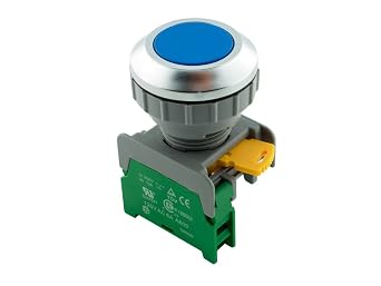 Alpinetech XB-30 30mm 1NO Momentary Push Button Switch Blue