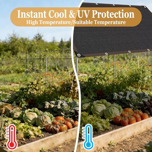 Toldo vela rectangular negro de 6.5x46 pies con proteccion solar para exteriores 5