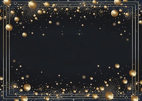 Silvester | Weihnachten | 50er-Block Einweg-Tischunterlage aus Papier...