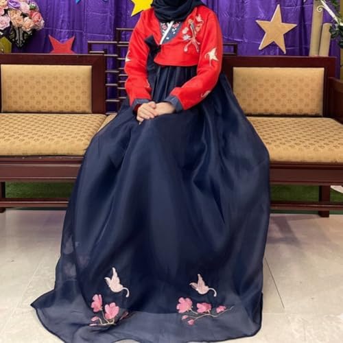 Robe Hanbok Coréenne Résistante Ajustable pour Cosplay et Scène - 6
