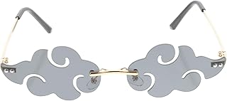 1 Par De Óculos De Sol Óculos De Sol Retrô Óculos De Sol Metálicos Óculos De Sol De Festa Praia Óculos De Sol Novidade Óculos De Moda Antiga Óculos De Moda Óculos Sem Aro