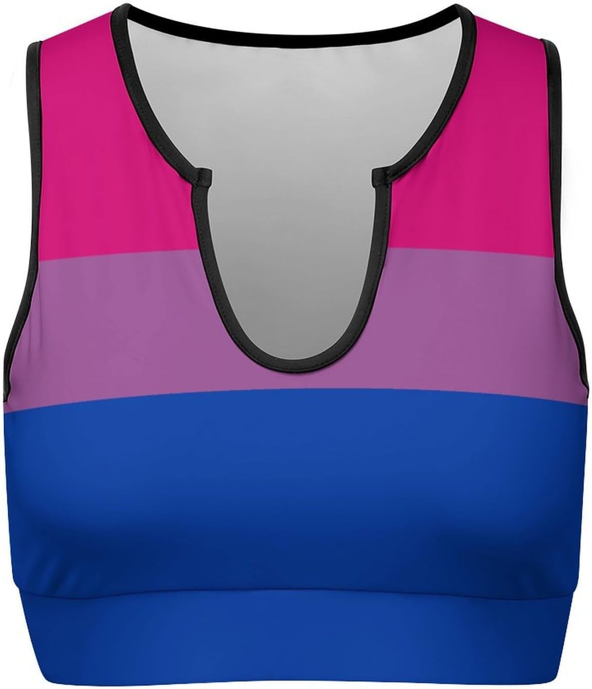 Women's Sport Tank Top Sports Bra Workout Yoga Vest Chicago-City Flag Yoga Top