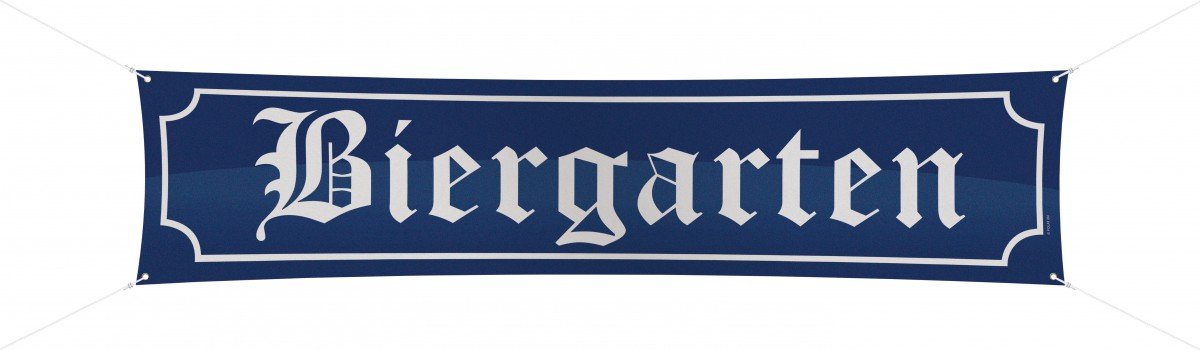 Folat Generique Beer Garden Banner Oktoberfest, multi-coloured, Costumes