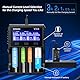 XTAR VX4 Sichtbarer Mischer 1,5V/3,6V/3,7V Li-Ion 3,2V LiFePO4 1,2V NI-MH Batterien Ladegerät und Batteriekapazitätsprüfer, Der erste Kapazitätsprüfer für 1,5V Lithium-Batterien