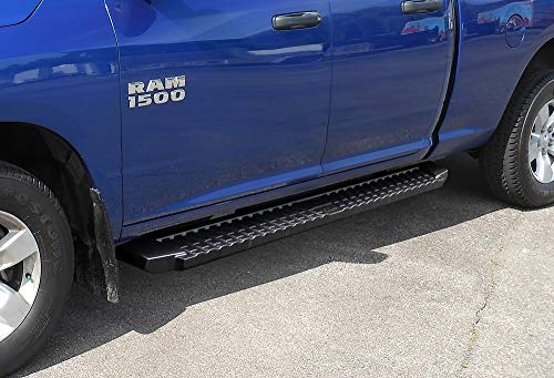 Estribos tipo Blow Molding negros para Dodge Ram 1500 miniatura 4