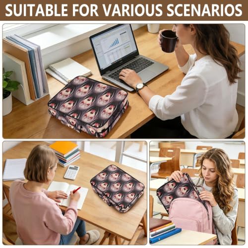 Organizador Anime Devil Girl para escritorio y oficina con carpetas expandibles de 7 bolsillos 7
