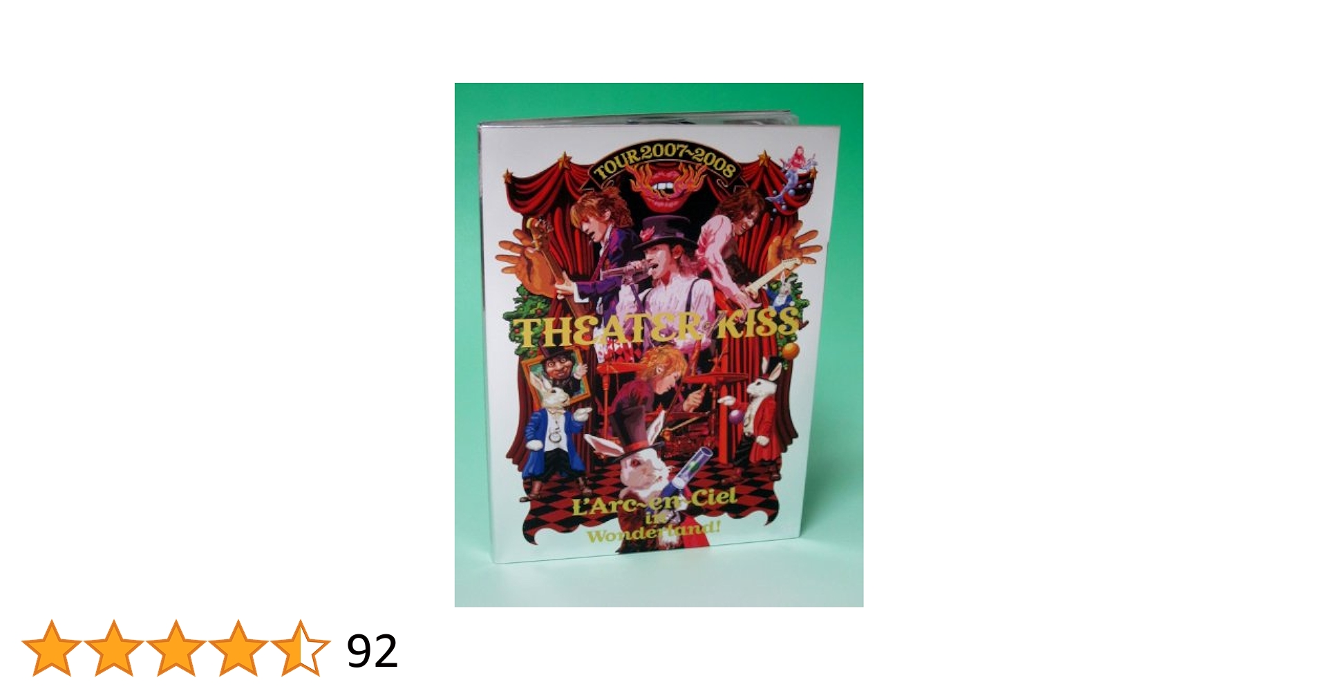 アーティストパス 2007-2008THEATER KISS ラルク L'Arc TOUR 2007-2008 THEATER OF KISS (Blu-ray) : L'Arc～en～Ciel