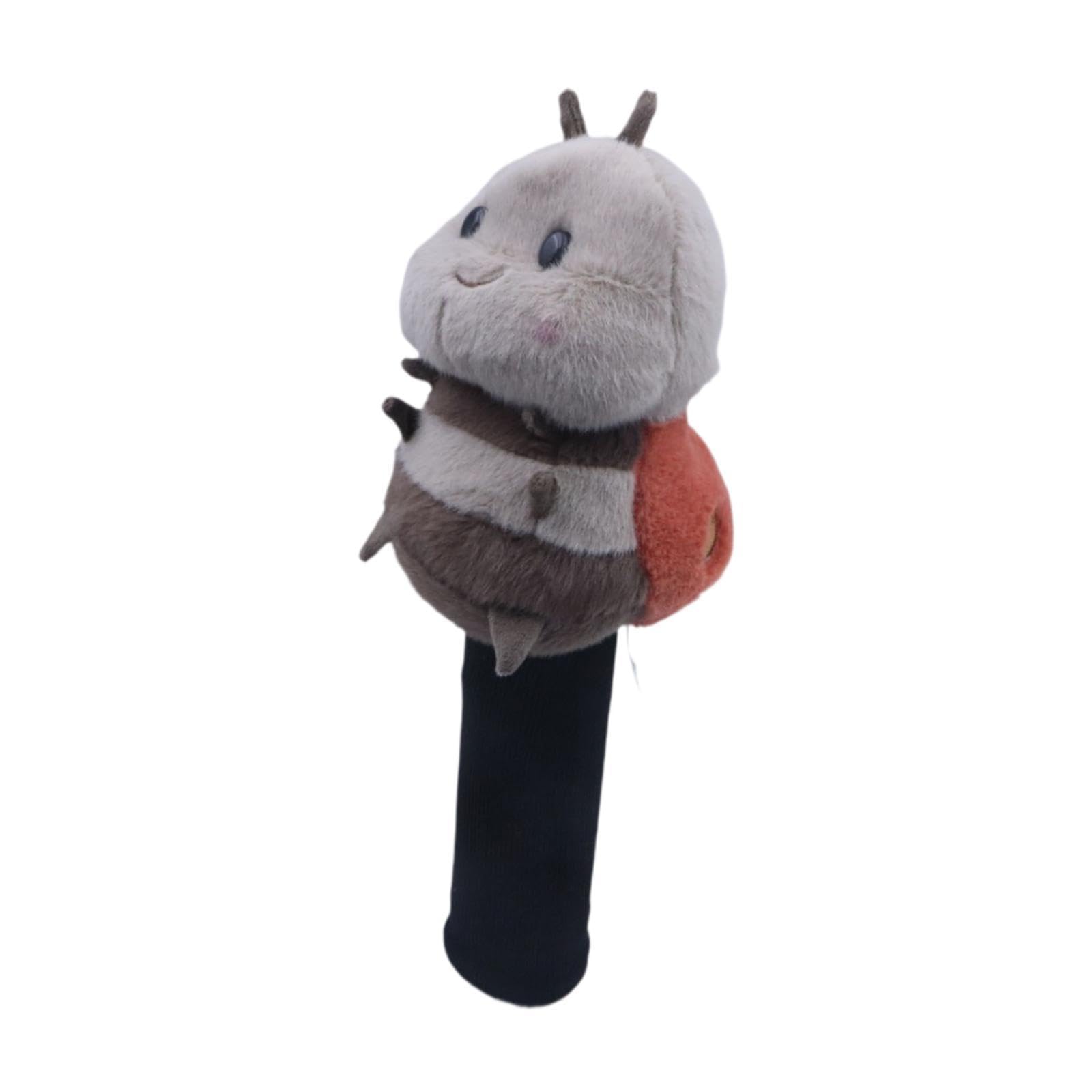 Fenteer Funny Golf Headcover,Gift for Golfer,Men Women,Accessories Soft Sturdy Novelty Animals Golf Club Head Cover, Hybrid ladybug