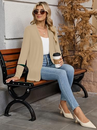 Image of Heymoments Cardigan for Women Long Sleeve Lightweight Sweaters