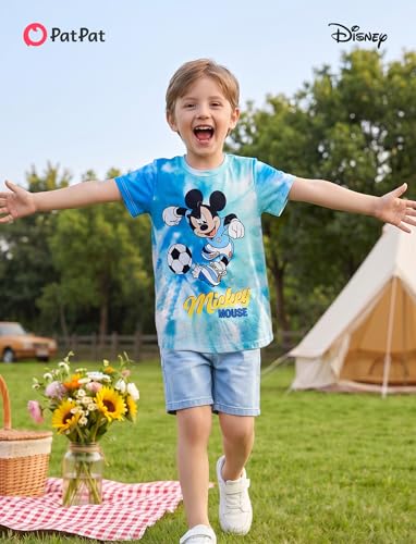 Image of Disney Princess Frozen Marvel Stitch Minnie Mickey Star Wars Girls /Boys Athletic Shirts UV Quick Dry Graphic T-Shirt 2-9 Year
