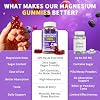 (2 Paquetes) Magnesio Glicinato 500mg con Gomitas de Zinc, Suplemento de Bisglicinato de Magnesio de Alta Absorción para Mujeres, Hombres y Niños, Soporte Muscular y Relajación, Sin Azúcar, Vegano, Sabor Baya, 60 Gomitas por Paquete 4