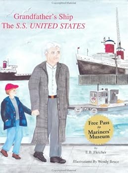 Hardcover Grandfather's Ship The S.S. United States Book