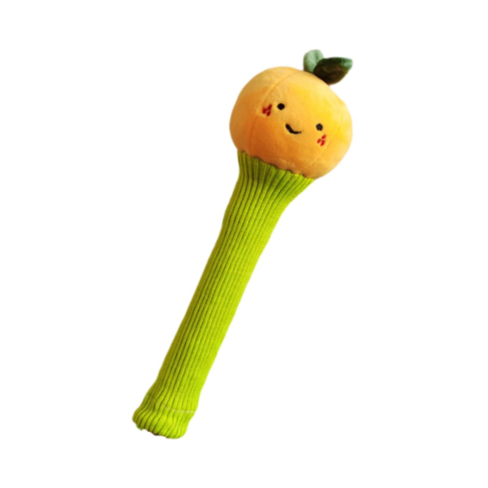 Enakshi (LABEL) Creations Cute Doll Badminton Racket Handle Cover Practical Game Tennis Grip Protector Orange-image-17
