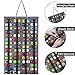 JOYMOMO Hanging Storage Organizer for Toy Cars Felt Display Case Hold Up 60 Toy Cars (Without Accessories)(Gray)