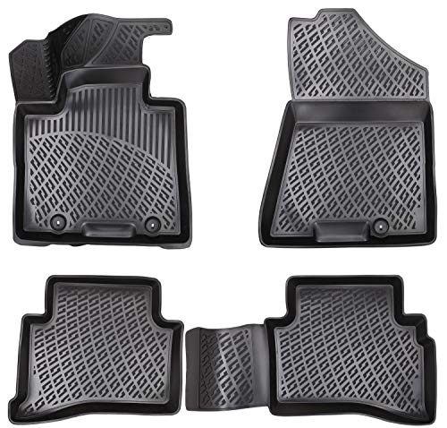 Elmasline Design 3D Gummimatten Set für KIA SPORTAGE 4 IV Baujahr ab 2015 | Extra hoher 5cm Rand