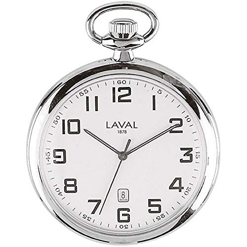 Montre à Gousset chromée homme au style rétro élégant