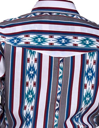 ROPER Western Shirt Boys L/S Vertical Aztec Gray 03-030-0485-0406 GY2