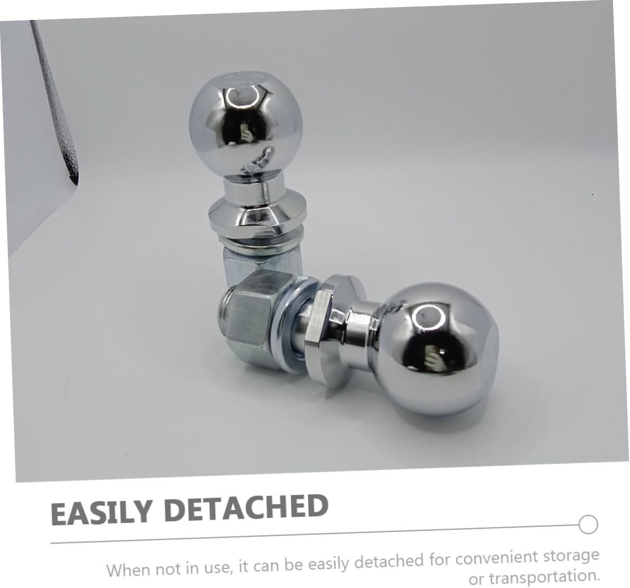 Trailer Hitch Ball Mount Durable Tow Ball Connector for Off-Road Vehicles Easy Installation Precision Manufacturing for Secure Connection Accessory